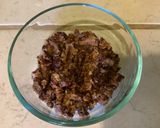 A picture of step 1 of Energy ball (oatmeal, dates, almond butter) GF EF DF.