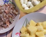 Foto langkah ke 1 dari resep Balado udang,kentang dan telur puyuh.
