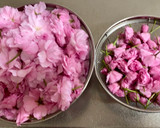 A picture of step 2 of Japanese Salted Cherry Blossom 🌸.