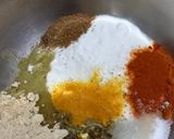 A picture of step 1 of Laccha Paratha with Aloo Sabzi.