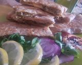 A picture of step 9 of Mutabbaqa (not crunchy version).