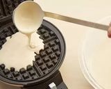A picture of step 4 of Waffle's.