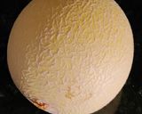 A picture of step 1 of Muskmelon Milkshake.