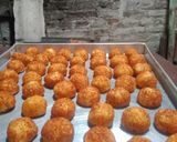 Foto langkah ke 3 dari resep Palm Cheese Cookies.