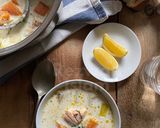 Finnish Salmon Soup ➡️ "Lohikeitto" 🇫🇮 🍣 🥣 রেসিপির ধাপ 5 ছবি