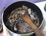 Foto langkah ke 3 dari resep Jantung pisang masak santan.