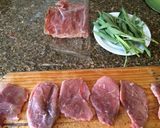 Foto del paso 1 de la receta: Saltimbocca haya romana para dos
