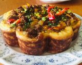 Gambar langkah 4 resipi Kuih Bakar Daging.