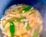 Foto del paso 1 de la receta: Crema de espárragos blancos y menta