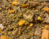 Foto del paso 10 de la receta: Lentejas con Secreto y Boniato al Curry !!!