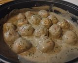 Foto del paso 7 de la receta: Albóndigas de pollo en salsa de hongos