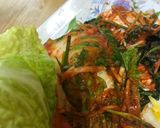 Hình bước làm 9 của món Kim chi cải thảo^^