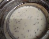 A picture of step 1 of Jaalidar malpua with Rabdi.