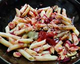 A picture of step 3 of Pink Pasta.