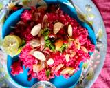 Beet root pullao/rice recipe step 6 photo