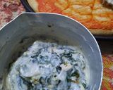Foto del paso 5 de la receta: Pizza con espinacas y salsa blanca
