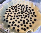 Une image de l'étape 6 de Tarte aux myrtilles,lemon curd et fromage blanc.