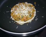 A picture of step 8 of High protein breakfast cake.