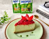 Foto langkah ke 11 dari resep Matcha Cheese Pudding.