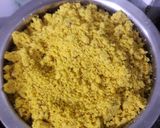 A picture of step 1 of Daal stuffing with besan kachori.