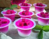 Foto langkah ke 5 dari resep Puding buah naga (#pr_recookagarlebihjeli).