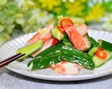 《常備菜製作》涼拌蟹棒脆瓜的食譜步驟4照片