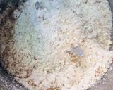 A picture of step 1 of Walnut,water chestnuts (shingada) flour halwa.