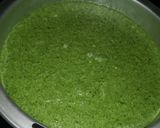 A picture of step 3 of Tri color dhokla.