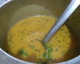 A picture of step 3 of Tuhar Dal.