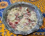 Une image de l'étape 9 de Salade marinée de concombre et tomates à la coriandre.