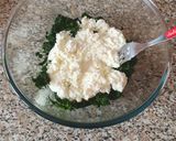 A picture of step 2 of Cannelloni Stuffed with Ricotta and Spinach.