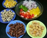 A picture of step 1 of Mexican Beans Salad.