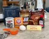 A picture of step 1 of Peanut Butter and Miso Cookies.