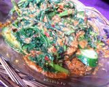 Foto langkah ke 3 dari resep Rujak kangkung.