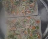 A picture of step 4 of Veg Cheesy curd sandwich.