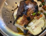 A picture of step 2 of Paanta Bhaat (Bengali lunch).