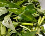 Foto langkah ke 1 dari resep Kangkung Teri Belacan Mommylicious.