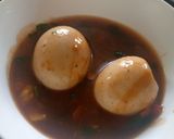 A picture of step 6 of Egg curry.