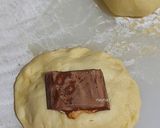 Foto langkah ke 3 dari resep Roti Oat Sourdough Isi Cokelat.