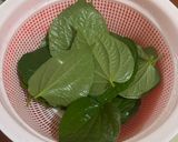 Hình bước làm 1 của món Bò lá lốt