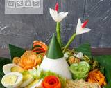 Cara Membuat Tumpeng urap versi mini Tumini Urap 9