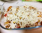 A picture of step 8 of Baked Cheese Pasta with Soya chunks.