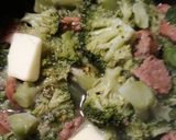 A picture of step 2 of Broccoli and Rice.
