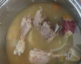 Foto del paso 1 de la receta: Sopa de dos carnes de batata y repollo