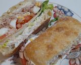 A picture of step 3 of Vegetable and Tuna Sandwich.