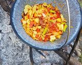 Lecsó (bográcsban) recept fázis 2 fotója