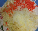 Foto del paso 1 de la receta: Pastel de tortilla de claras con verduras al horno