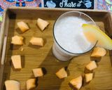 A picture of step 3 of Sweet melon jaggery milky elaichi.