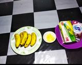 Foto langkah ke 1 dari resep Pisang penyet coklat keju.