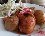 Csirkecomb - friss majonézes salátával recept fázis 1 fotója